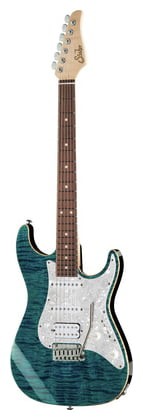 Suhr Standard Plus PF BBL Guitarra Eléctrica Bahama Blue 2