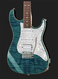 Suhr Standard Plus PF BBL Guitarra Eléctrica Bahama Blue 4