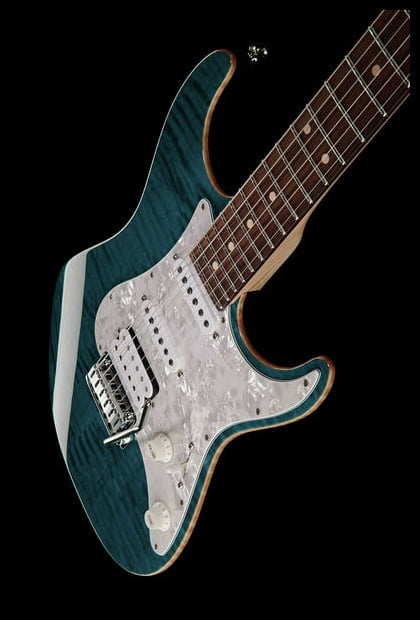 Suhr Standard Plus PF BBL Guitarra Eléctrica Bahama Blue 10