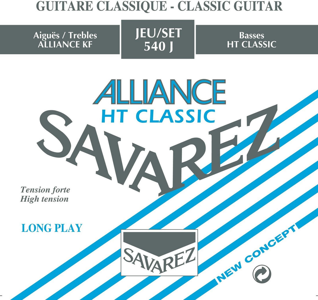 Savarez 540 J XHT Juego Cuerdas Alliance Azul Guitarra Española 1