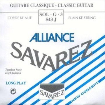 Savarez 543 J XHT 3ª Cuerda Alliance Azul Guitarra Española 1
