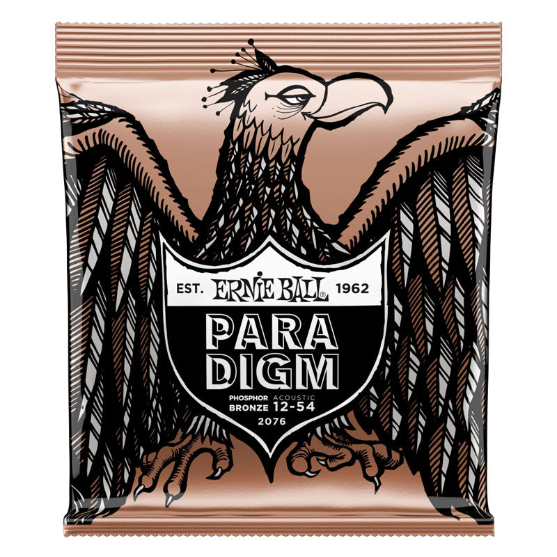 Ernie Ball 2076 Paradigm Med Light Phosphor Bronze Juego Cuerdas Guitarra Acústica 012-054 1