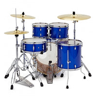 Pearl EXX705NBR C717 EXX Batería Acústica con Herrajes y Platos High Voltage Blue 4