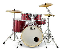 Pearl EXX725BR C704 EXX Batería Acústica con Herrajes y Platos Black Cherry Glitter 2