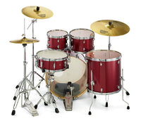 Pearl EXX725BR C704 EXX Batería Acústica con Herrajes y Platos Black Cherry Glitter 4