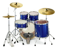 Pearl EXX725BR C717 EXX Batería Acústica con Herrajes y Platos High Voltage Blue 4