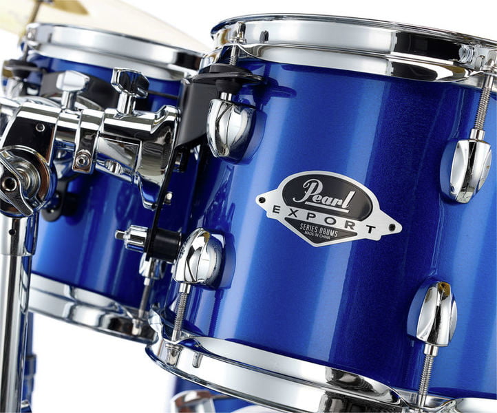 Pearl EXX725BR C717 EXX Batería Acústica con Herrajes y Platos High Voltage Blue 11