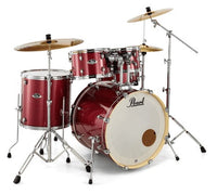 Pearl EXX725SBR C704 EXX Batería Acústica con Herrajes y Platos Black Cherry Glitter 1