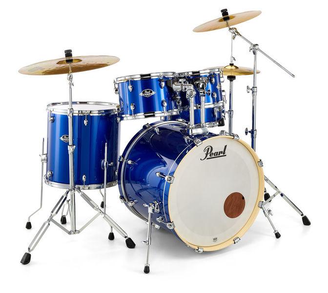 Pearl EXX725SBR C717 EXX Batería Acústica con Herrajes y Platos High Voltage Blue 1