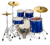 Pearl EXX725SBR C717 EXX Batería Acústica con Herrajes y Platos High Voltage Blue 4