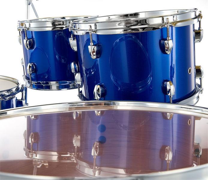 Pearl EXX725SBR C717 EXX Batería Acústica con Herrajes y Platos High Voltage Blue 8