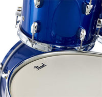 Pearl EXX725SBR C717 EXX Batería Acústica con Herrajes y Platos High Voltage Blue 11