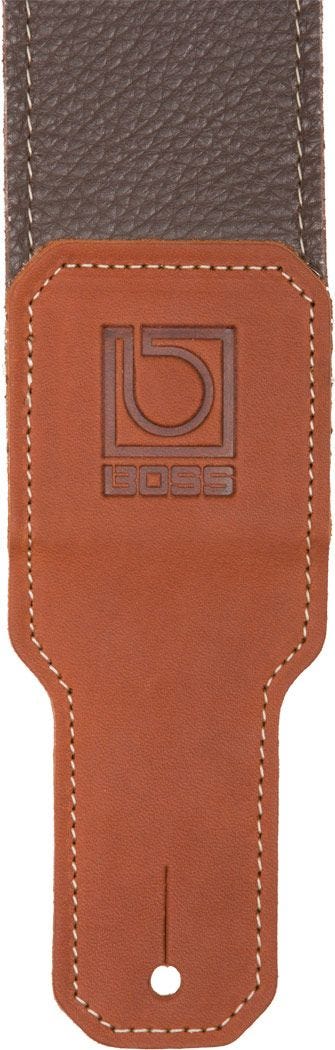 Boss BSL-25 BRN Premium Correa Guitarra Cuero Marrón 2