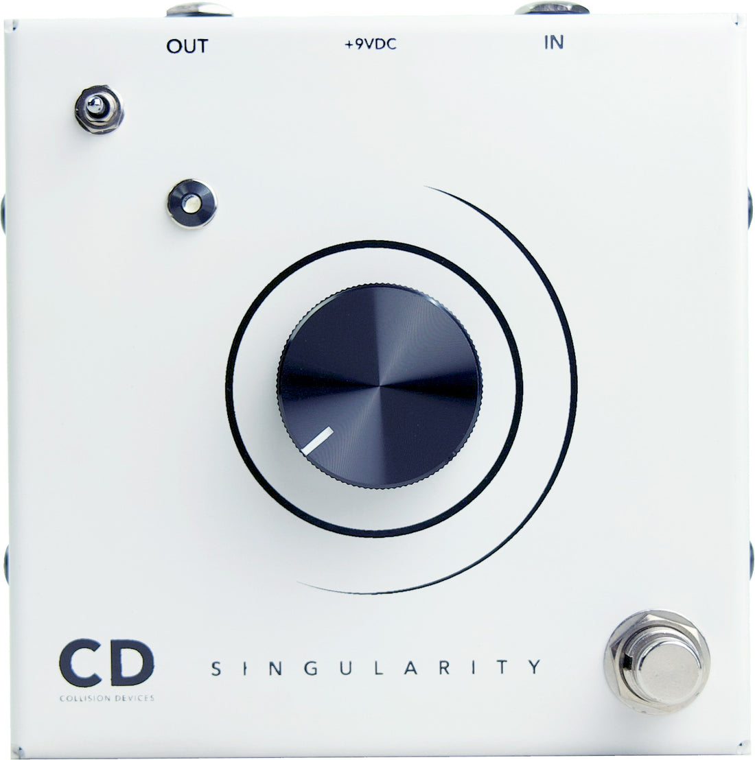 Collision Devices Singularity WH Black Hole Fuzz Pedal Blanco 1