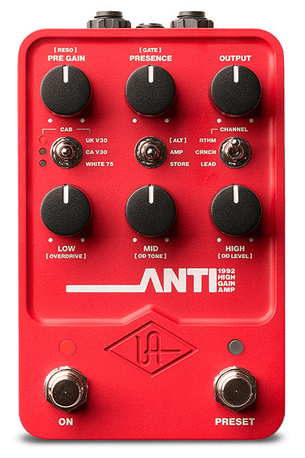 Universal Audio Anti 1992 High Gain Amp Pedal Emulador Amplificador 1