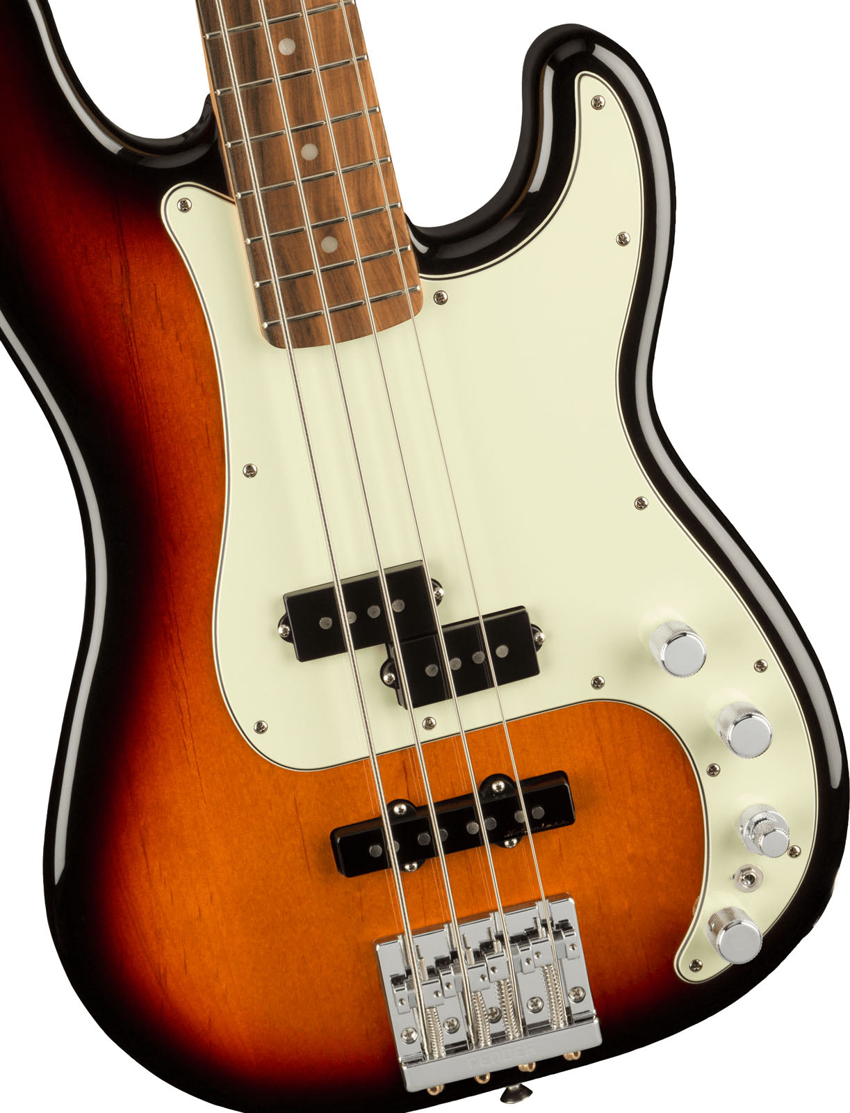 Fender Player Plus Precision Bass PF Bajo Eléctrico 3 Color Sunburst 4