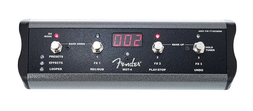 Fender MGT4 Footswitch 4 Botones para Fender Mustang 1