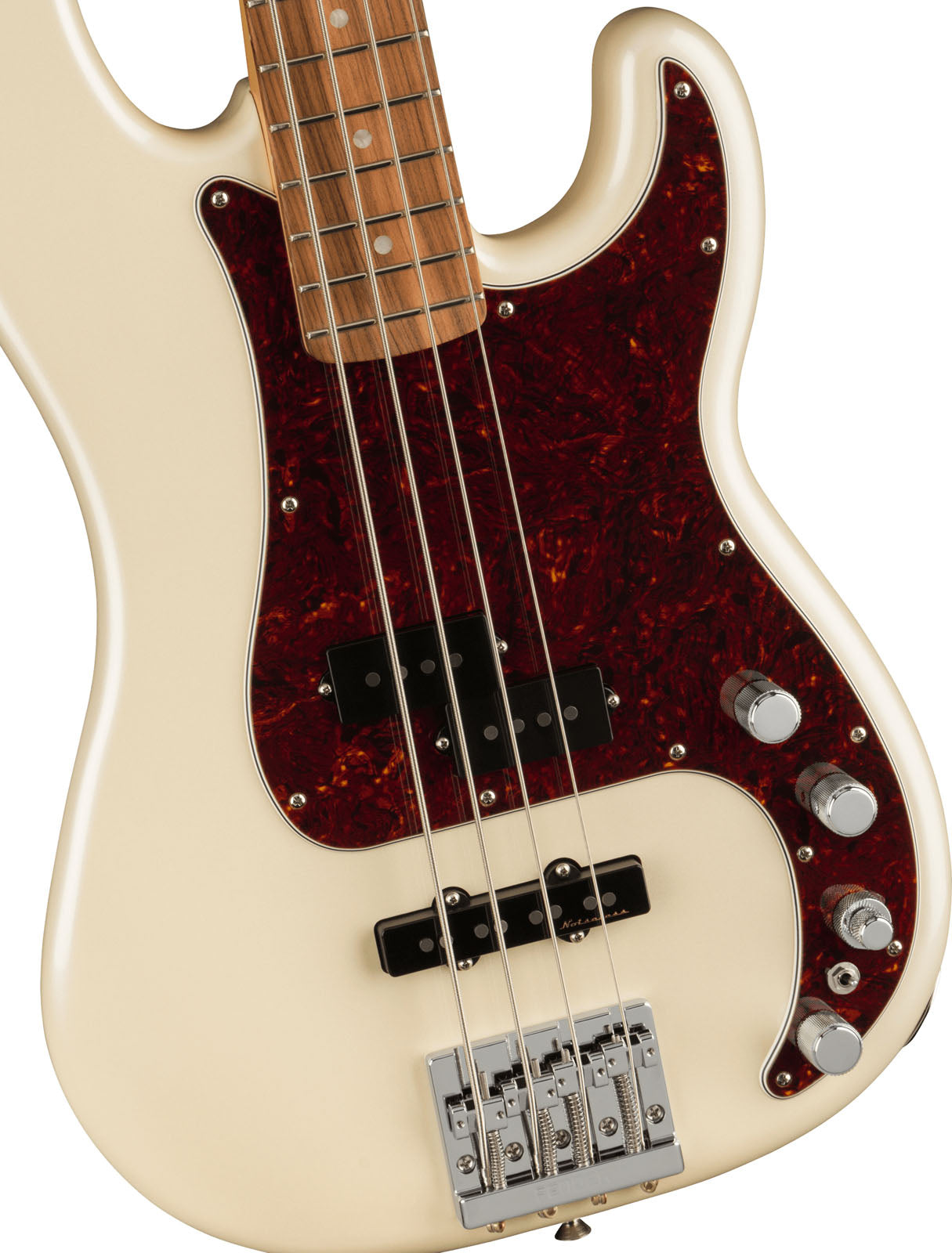 Fender Player Plus Precision Bass PF Bajo Eléctrico Olympic Pearl 4