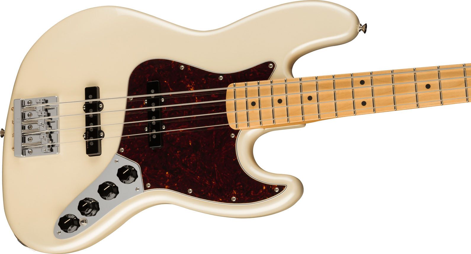 Fender Player Plus Jazz Bass MN Bajo Eléctrico Olympic Pearl 3