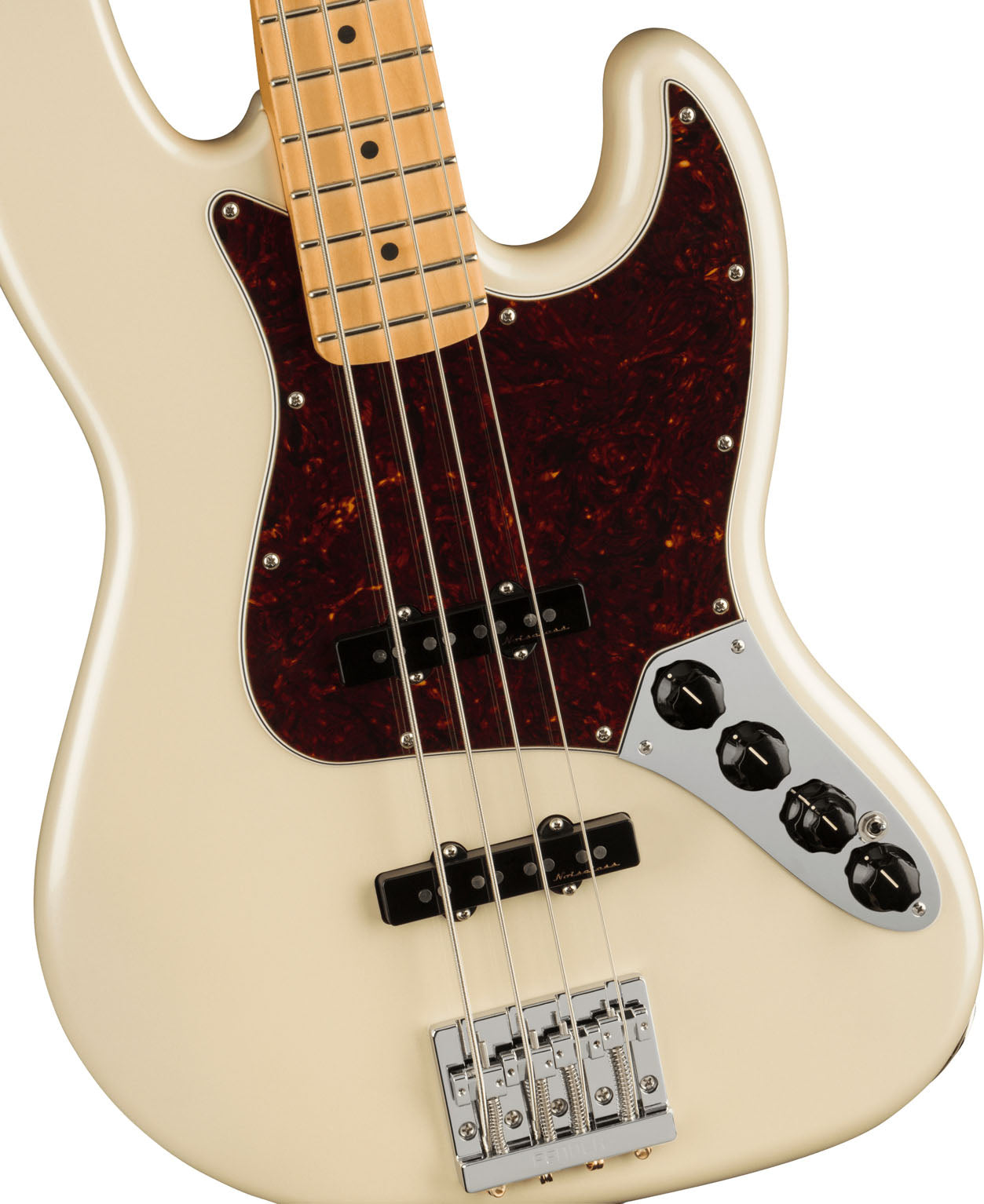 Fender Player Plus Jazz Bass MN Bajo Eléctrico Olympic Pearl 4