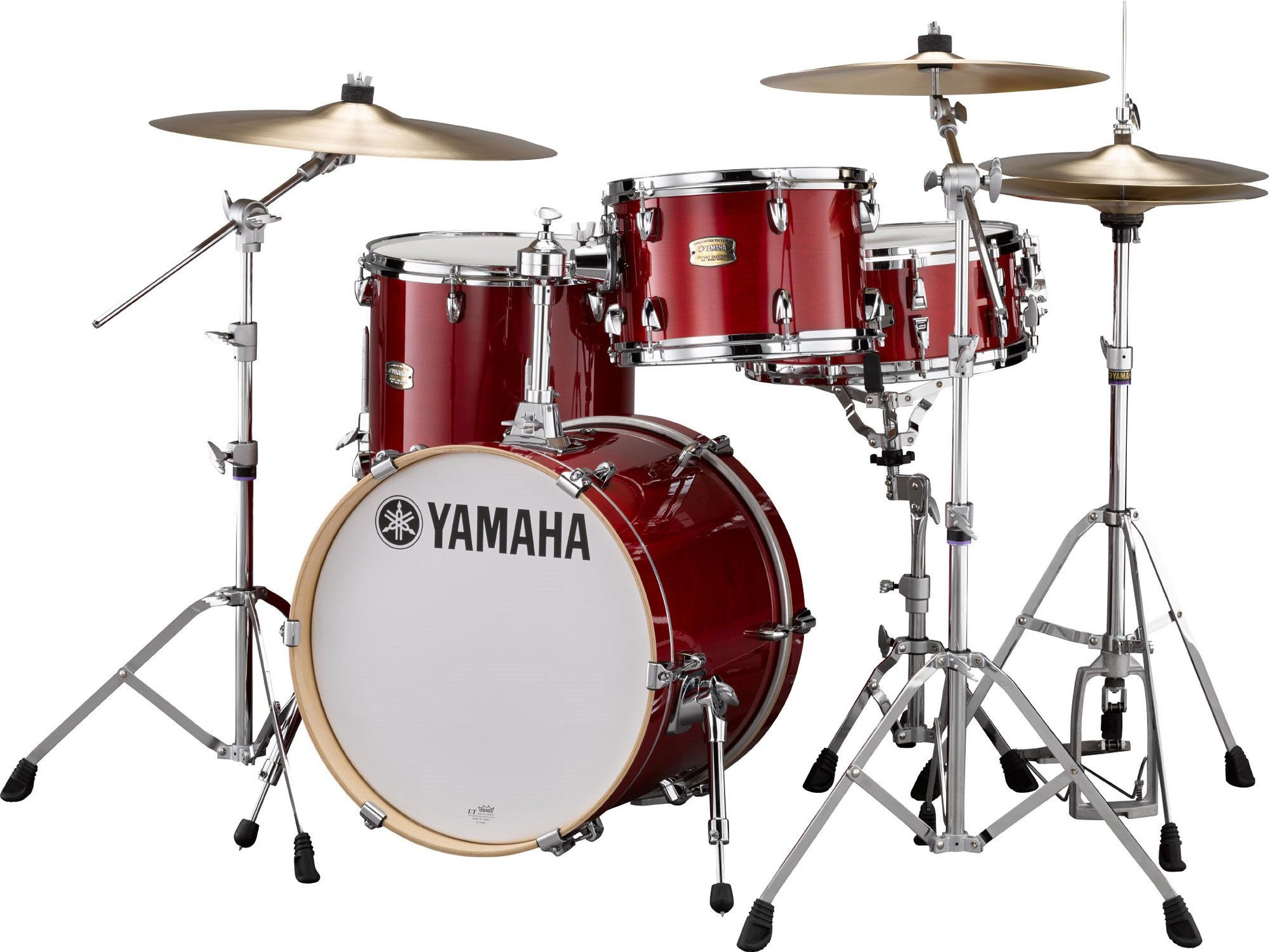 Yamaha SBP8F3CR BOP Kit Batería Acústica Cranberry Red 11