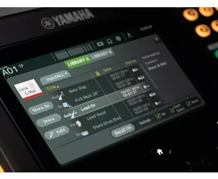 Yamaha TF5 Mesa de Mezclas Digital 17