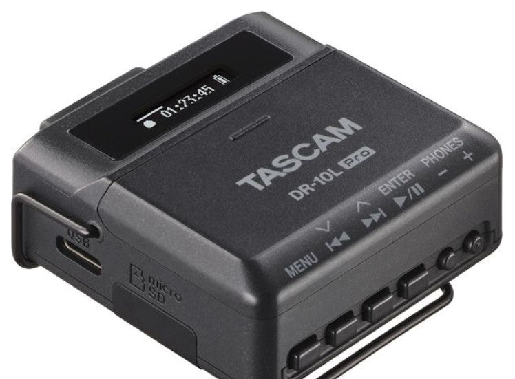 Tascam DR-10L PRO Grabador Portátil con Micrófono de Solapa 5