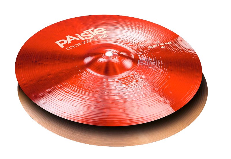 Paiste Color Sound 900 Red Heavy Hi-Hat 14 Platos Batería 1