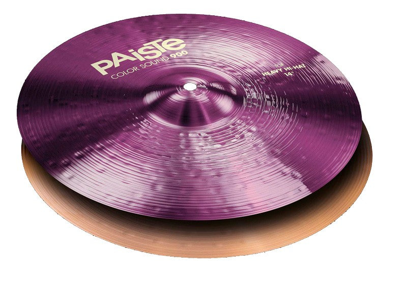 Paiste Color Sound 900 Purple Heavy Hi-Hat 14 Platos Batería 1