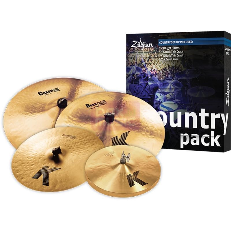 Zildjian K0801C K Pack Country Juego Platos Batería 1