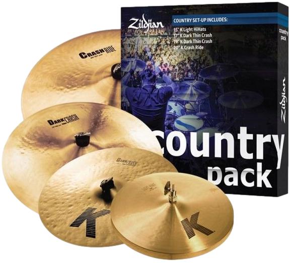 Zildjian K0801C K Pack Country Juego Platos Batería 3