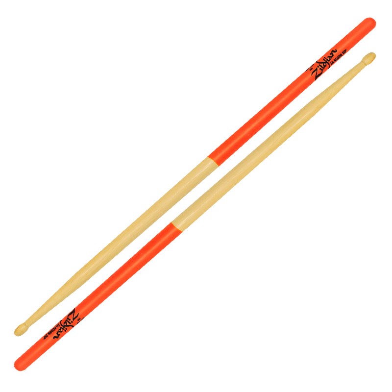 Zildjian A7ACWMO Baquetas 7A Dip Naranja 1