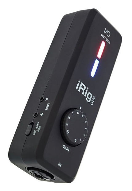 IK Multimedia iRIG Pro IO Interfaz Audio Midi HD Universal para iPHONE 4