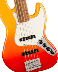 Fender Player Plus Jazz Bass V PF Bajo Eléctrico 5 Cuerdas Tequila Sunrise 4