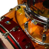 Ludwig L9244LXT SWC Vistalite Pro Beat Batería Acústica Tequila Sunrise 3