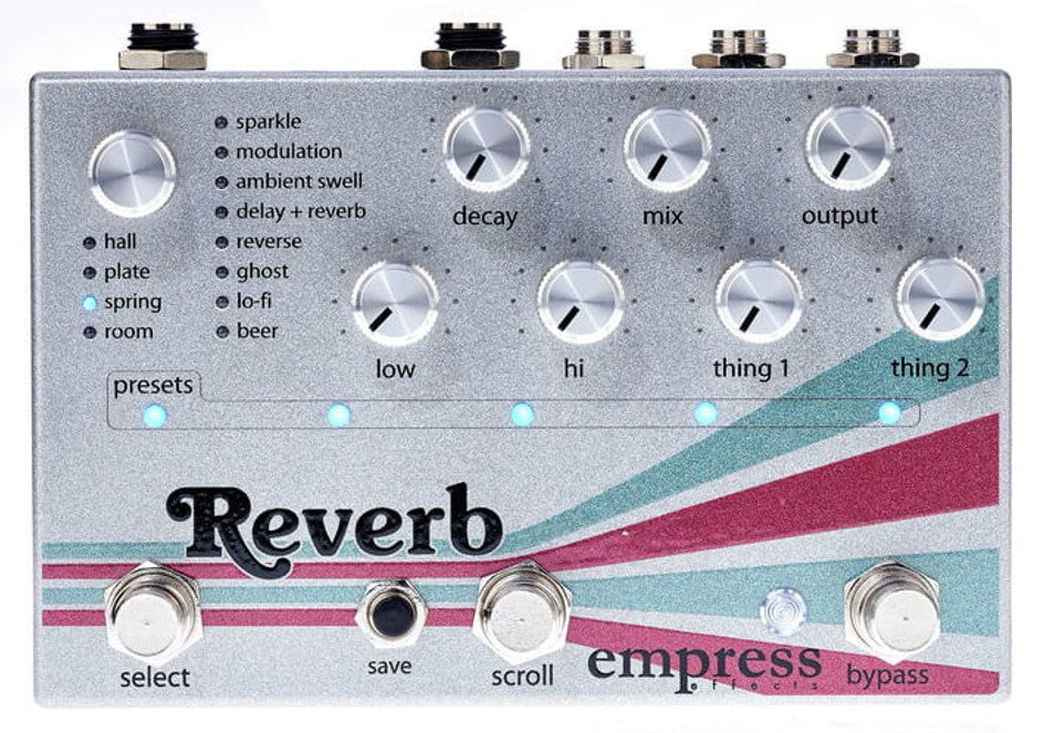 Empress Reverb Pedal Reverb 1