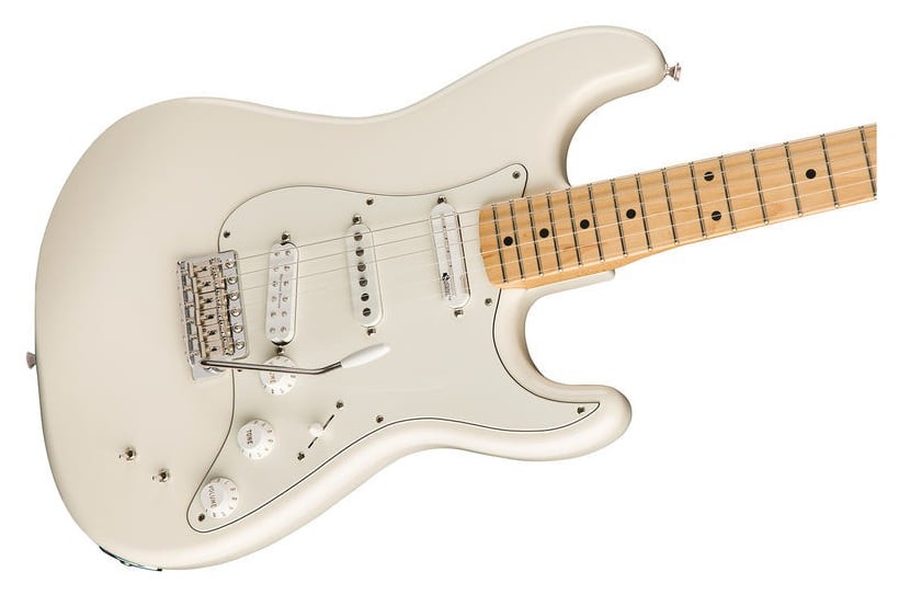 Fender ED Obrien Stratocaster MN Guitarra Eléctrica Olympic White 3