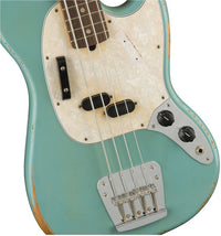 Fender Jmj Road Worn Mustang Bass RW Bajo Eléctrico Faded Daphne Blue 4