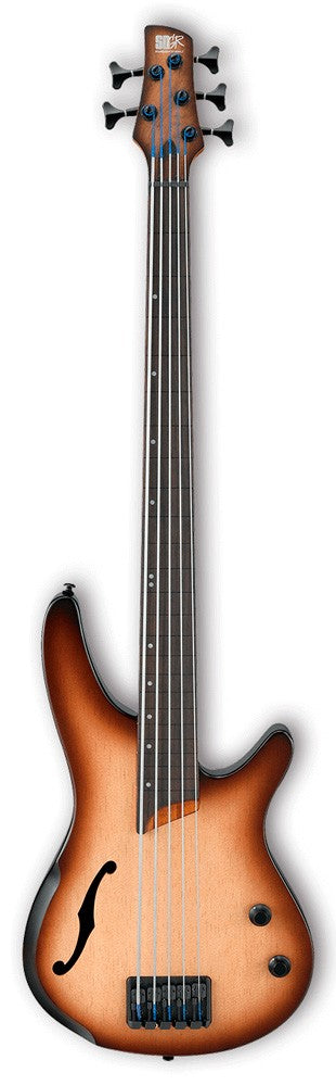 Ibanez SRH505F NNF Workshop Bajo Eléctrico 5 Cuerdas Fretless Natural Browned 1