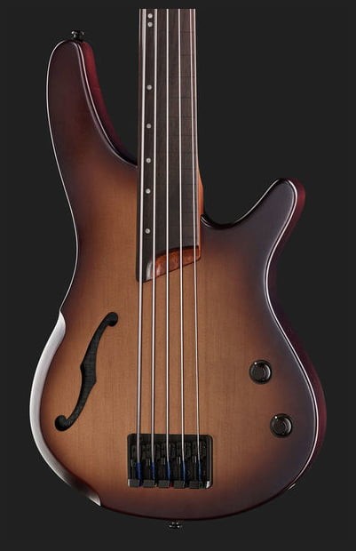 Ibanez SRH505F NNF Workshop Bajo Eléctrico 5 Cuerdas Fretless Natural Browned 3