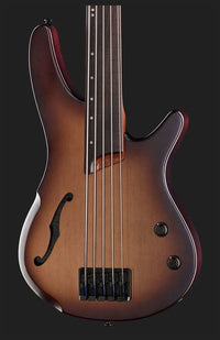 Ibanez SRH505F NNF Workshop Bajo Eléctrico 5 Cuerdas Fretless Natural Browned 3