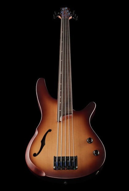 Ibanez SRH505F NNF Workshop Bajo Eléctrico 5 Cuerdas Fretless Natural Browned 8