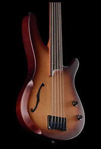 Ibanez SRH505F NNF Workshop Bajo Eléctrico 5 Cuerdas Fretless Natural Browned 11