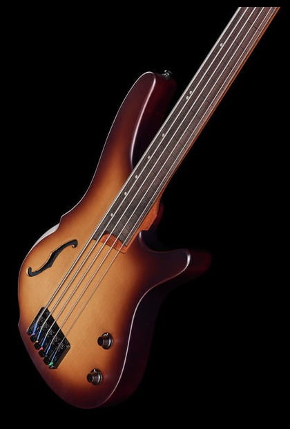 Ibanez SRH505F NNF Workshop Bajo Eléctrico 5 Cuerdas Fretless Natural Browned 12