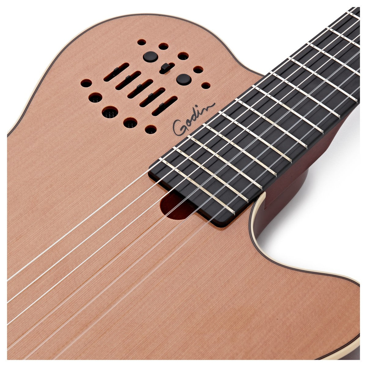 Godin Multiac Grand Concert SA Natural HG Guitarra Española Electrificada 7