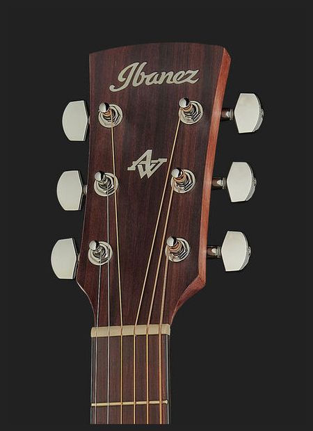 Ibanez AW54LCE OPN Guitarra Electroacústica Dreadnought Zurdos Natural 11