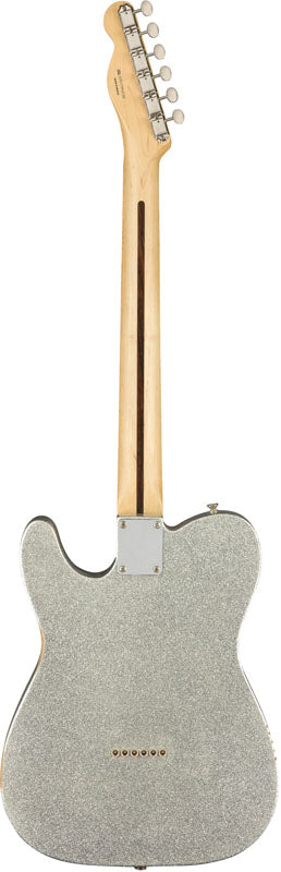 Fender Brad Paisley Road Worn Telecaster MN Guitarra Eléctrica Silver 2