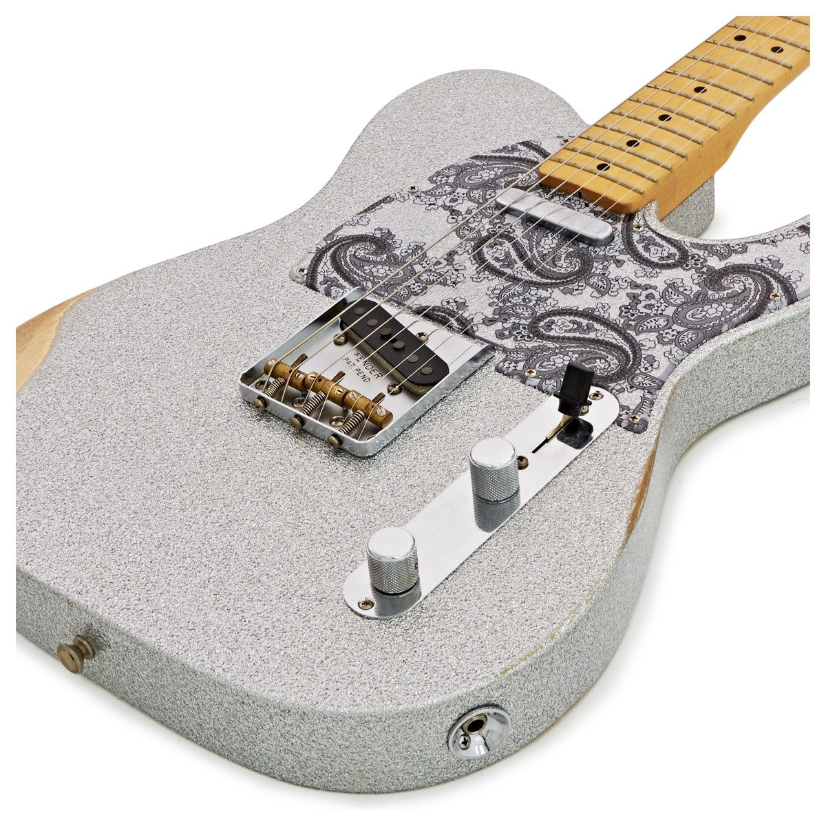 Fender Brad Paisley Road Worn Telecaster MN Guitarra Eléctrica Silver 5