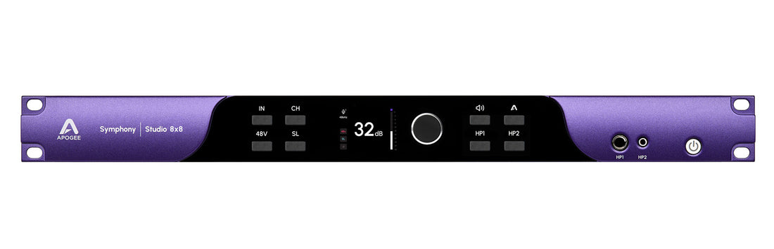 Apogee Symphony Studio 8X8 Interfaz de audio Rack 8 Entradas 1