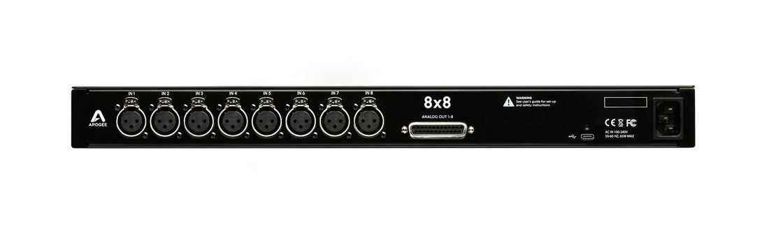 Apogee Symphony Studio 8X8 Interfaz de audio Rack 8 Entradas 2